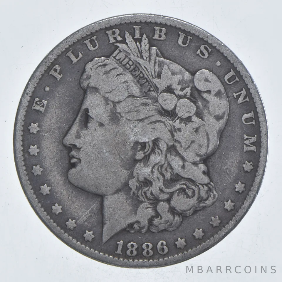 Early - 1886-O Morgan Silver Dollar - 90% US Coin *059
