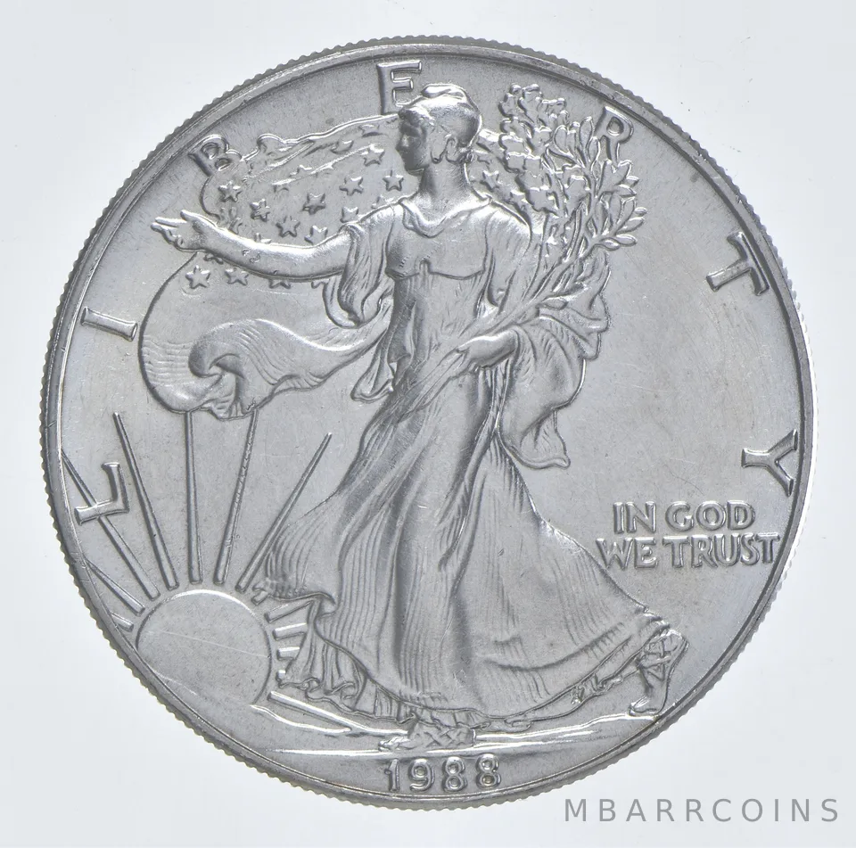 Better Date 1988 American Silver Eagle 1 Troy Oz .999 Fine Silver *991