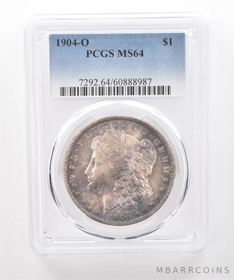 1904-O Morgan Silver Dollar MS64 PCGS Beautiful Tone *2034