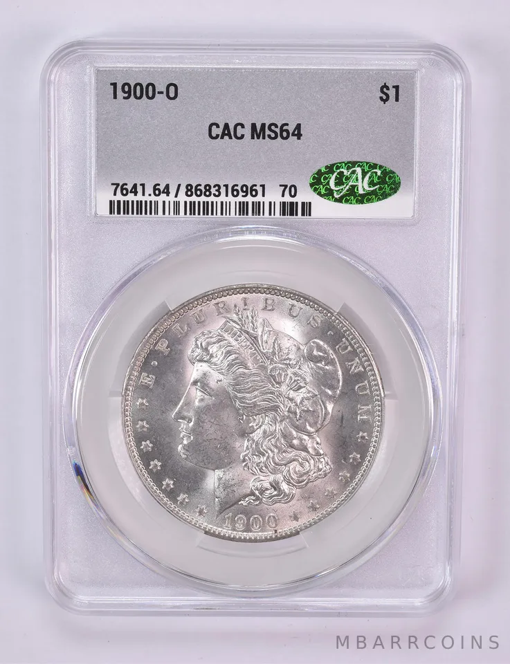 1900-O Morgan Silver Dollar MS64 CAC CACg