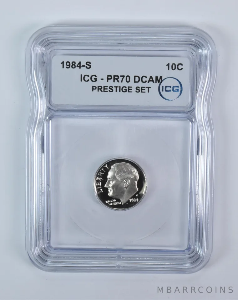 1984-S Roosevelt Dime Prestige Set PR70 DCAM ICG