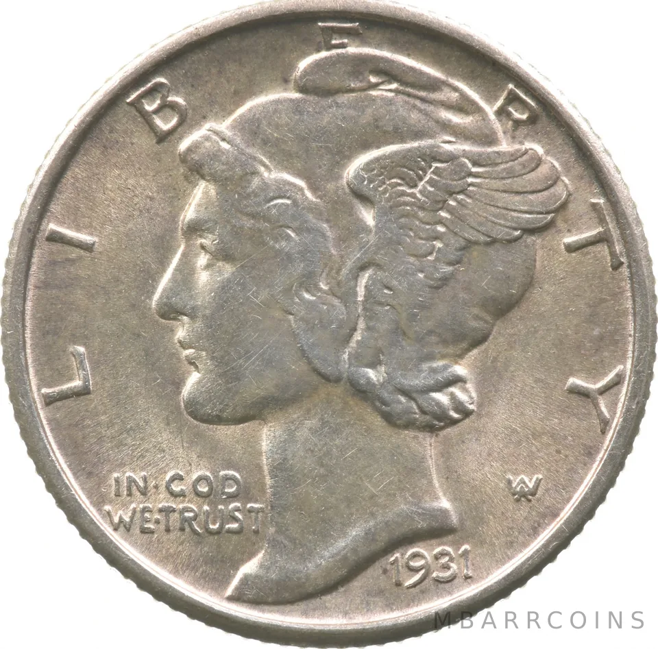 1931-S Mercury Dime *2945