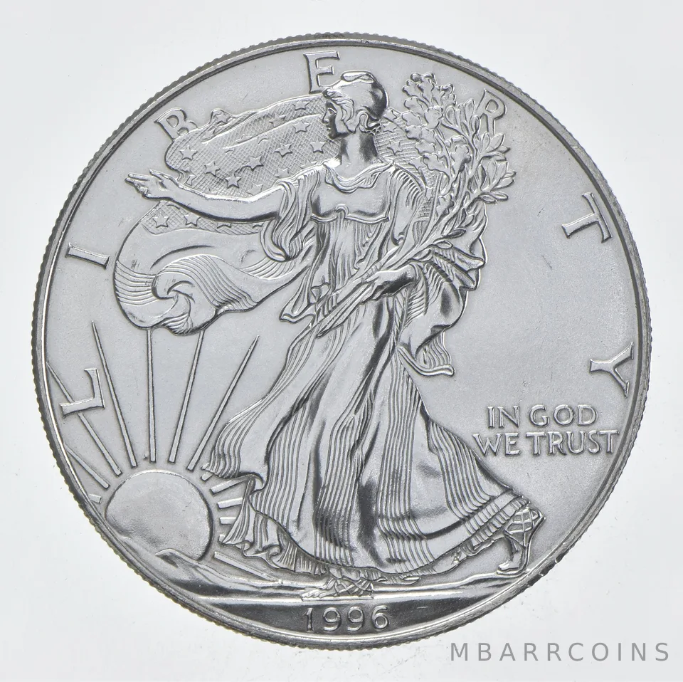 Rarest 1996 American Silver Eagle - Key Date - Rare LOW MINTAGE *400