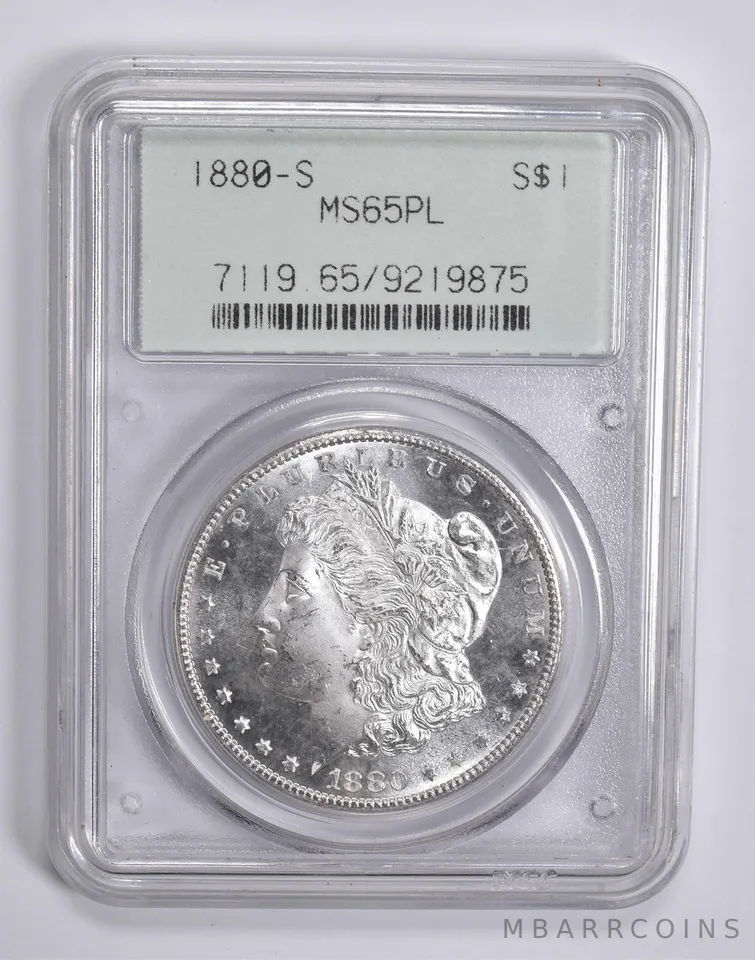MS65 PL 1880-S Morgan Silver Dollar PCGS OGH Upgrade? *0498