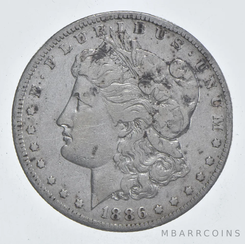 Early - 1886-O Morgan Silver Dollar - 90% US Coin *834