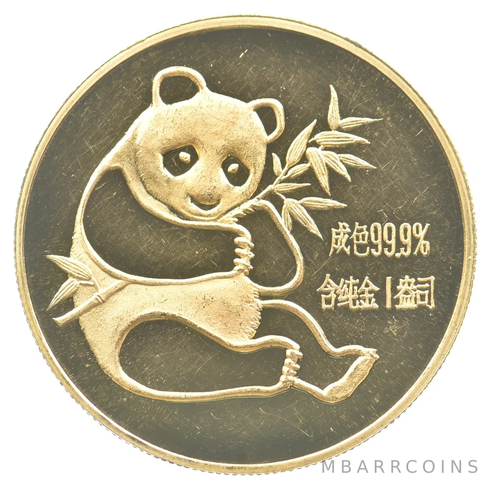 1982 China 1 Oz Gold Panda a7088