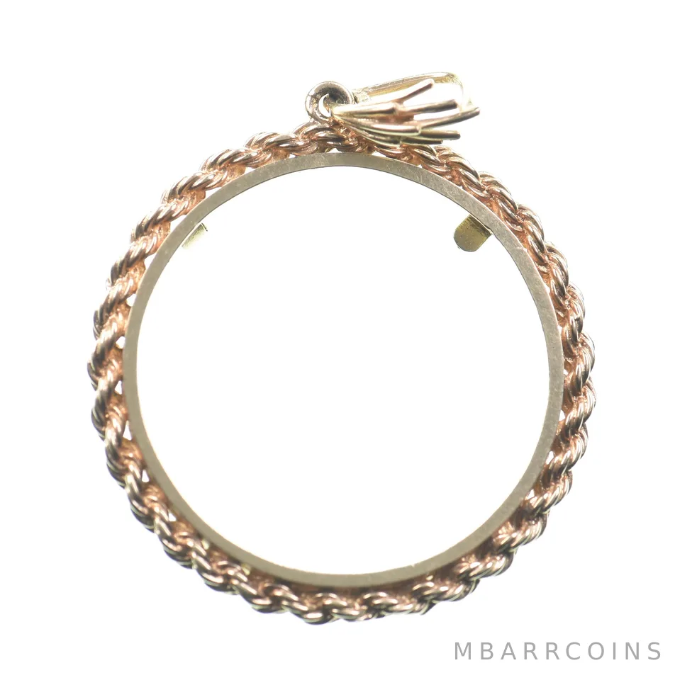 8.4g Gold Bezel $20 Saint Gaudens Gold Double Eagle 14K *9148