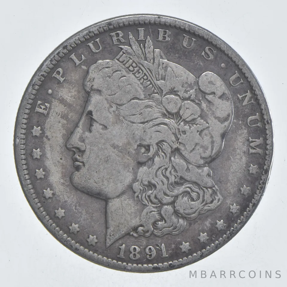 Early - 1891-O Morgan Silver Dollar - 90% US Coin *945