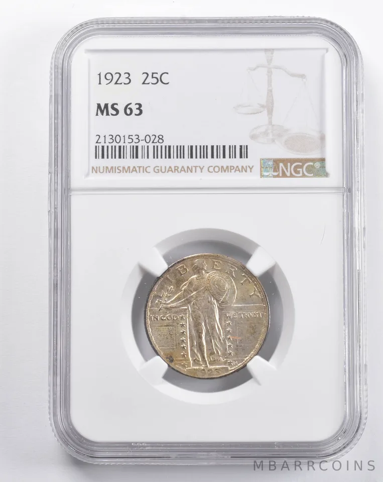 MS63 1923 Standing Liberty Quarter NGC *5697