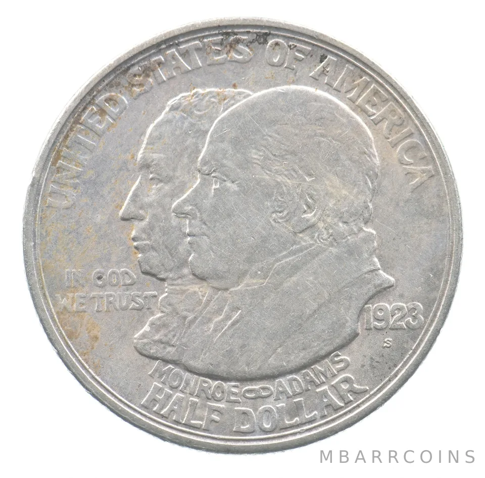 1923-S Monroe Doctrine Commemorative Half Dollar *9422