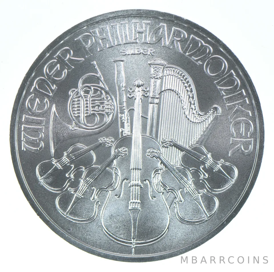 2025 Austria 1,50 Euro Silver Unze Philharmonic 1 Oz Silver