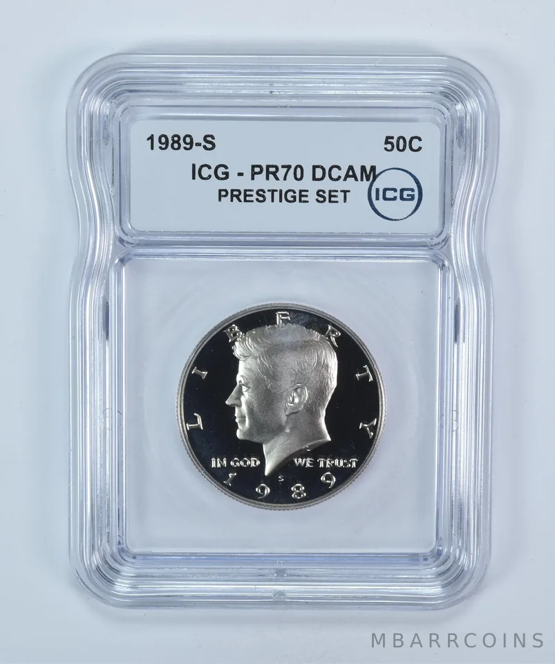 1989-S Kennedy Half Dollar Prestige Set PR70 DCAM ICG