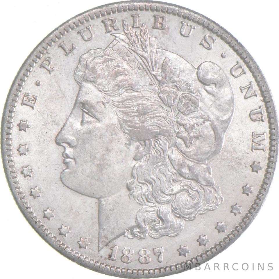 1887-O Morgan Silver Dollar a1350