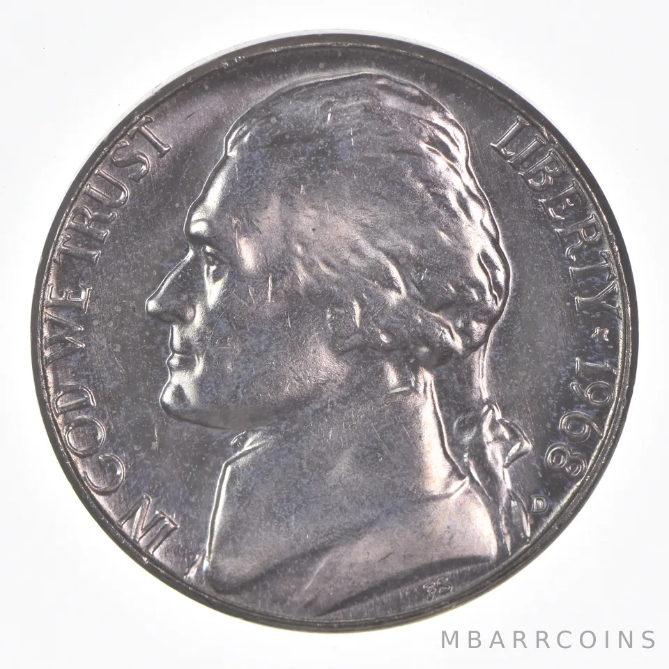 1968-D Jefferson Nickel Unc