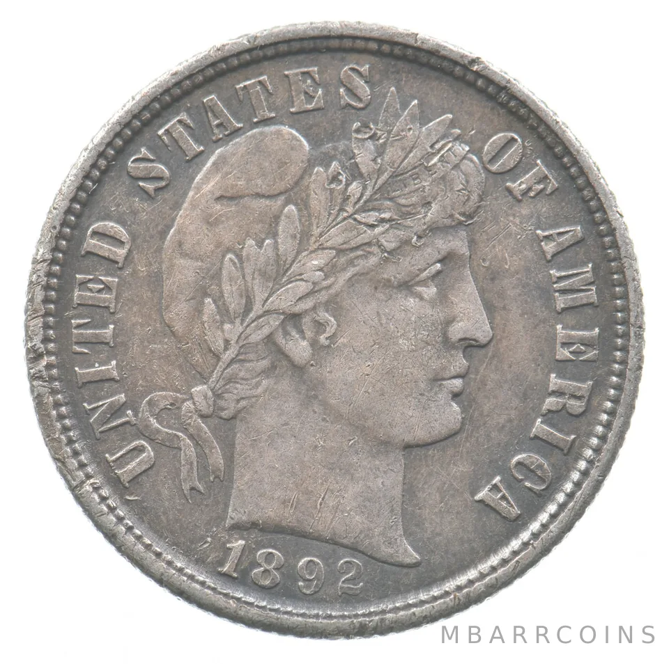 1892-S Barber Dime *7511