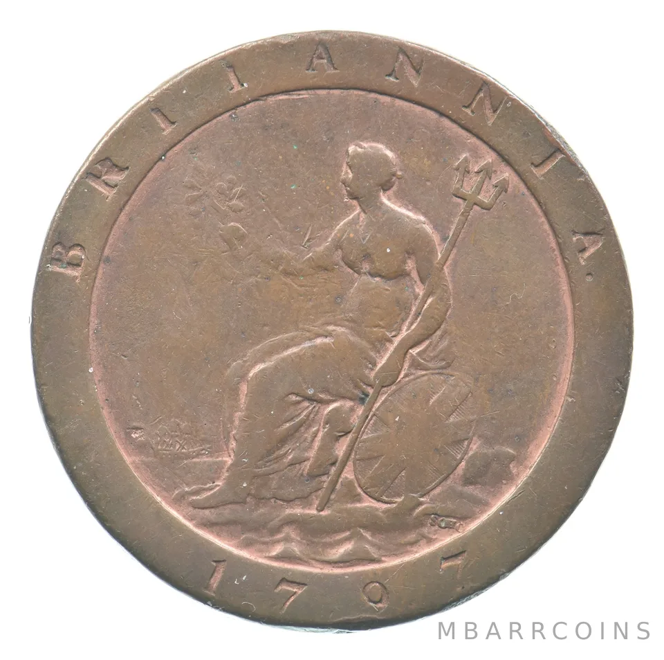 1797 Great Britain 2 Pence George III *6536