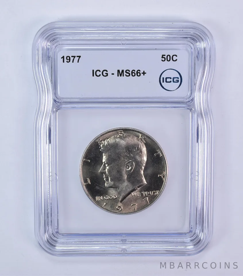 1977 Kennedy Half Dollar MS66+ ICG