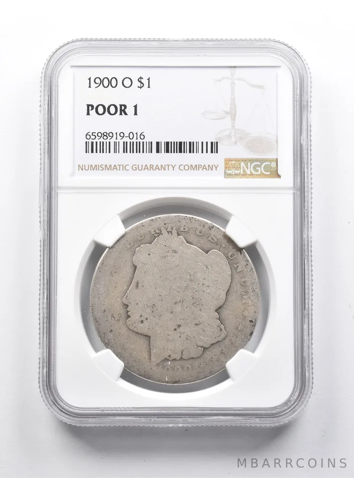 POOR 1 1900-O Morgan Silver Dollar NGC Lowball Pocket Piece a1185