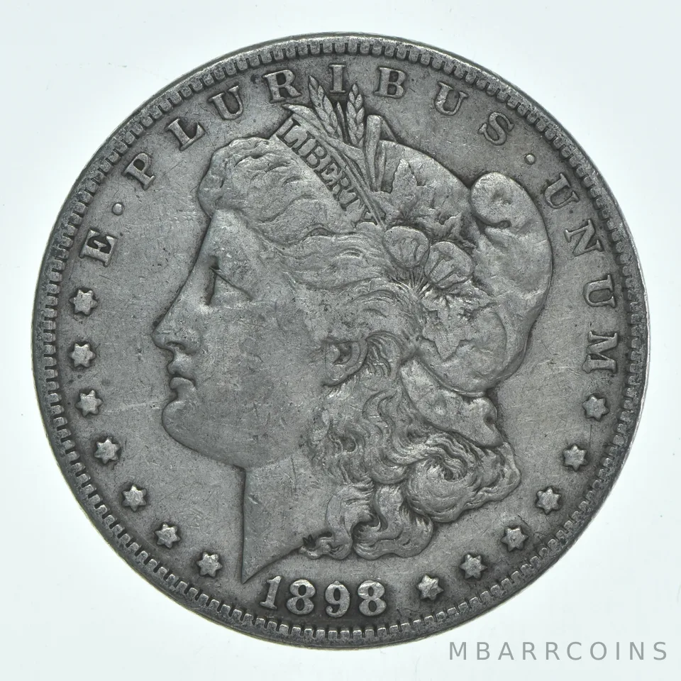 VF 1898 (P) Morgan Silver Dollar (1 coin)