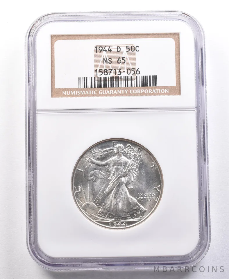 1944-D Walking Liberty Half Dollar MS65 NGC *2103