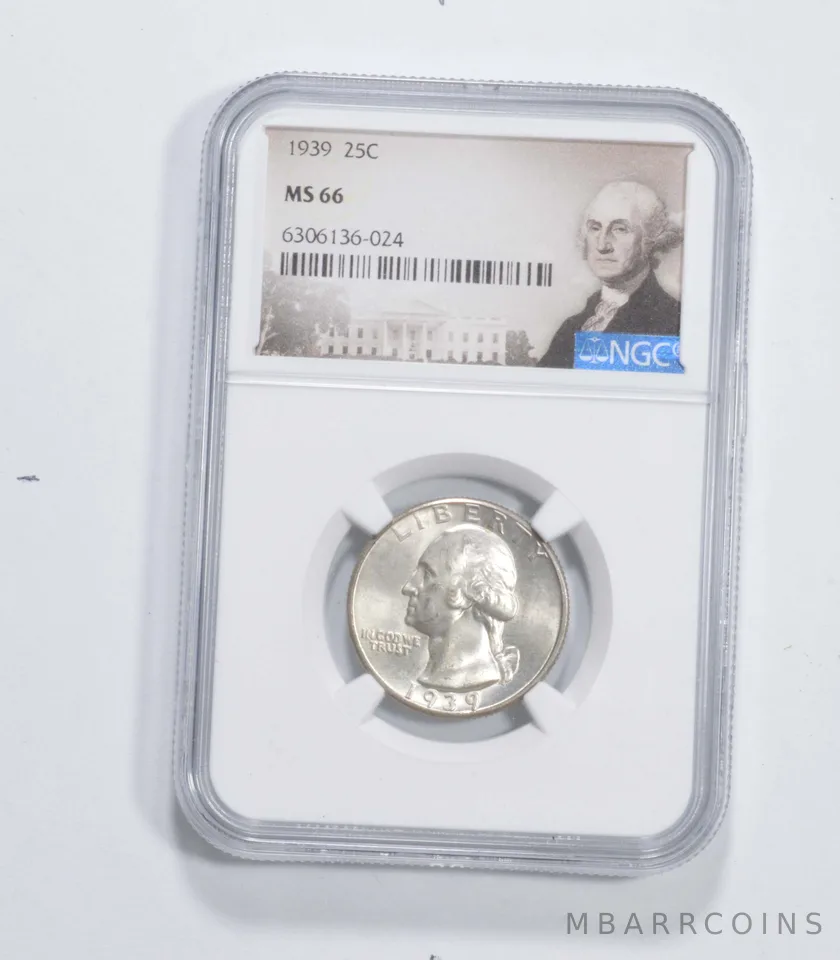 MS66 1939 Washington Quarter NGC *6926