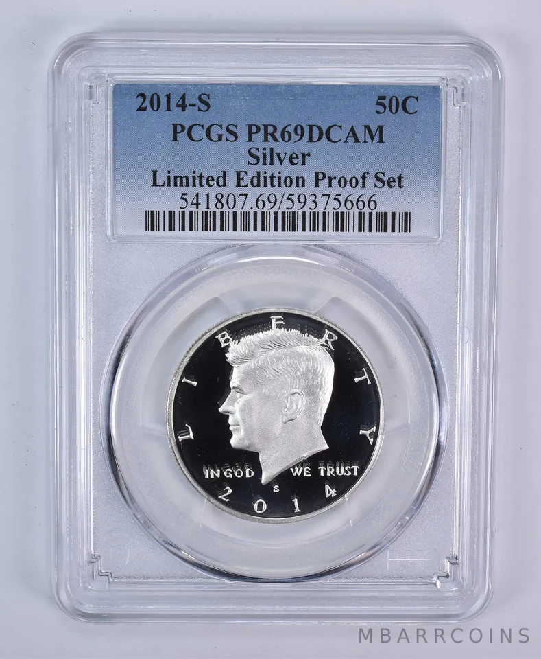2014-S Kennedy Half Dollar Silver Limited Edition Set PR69 DCAM PCGS