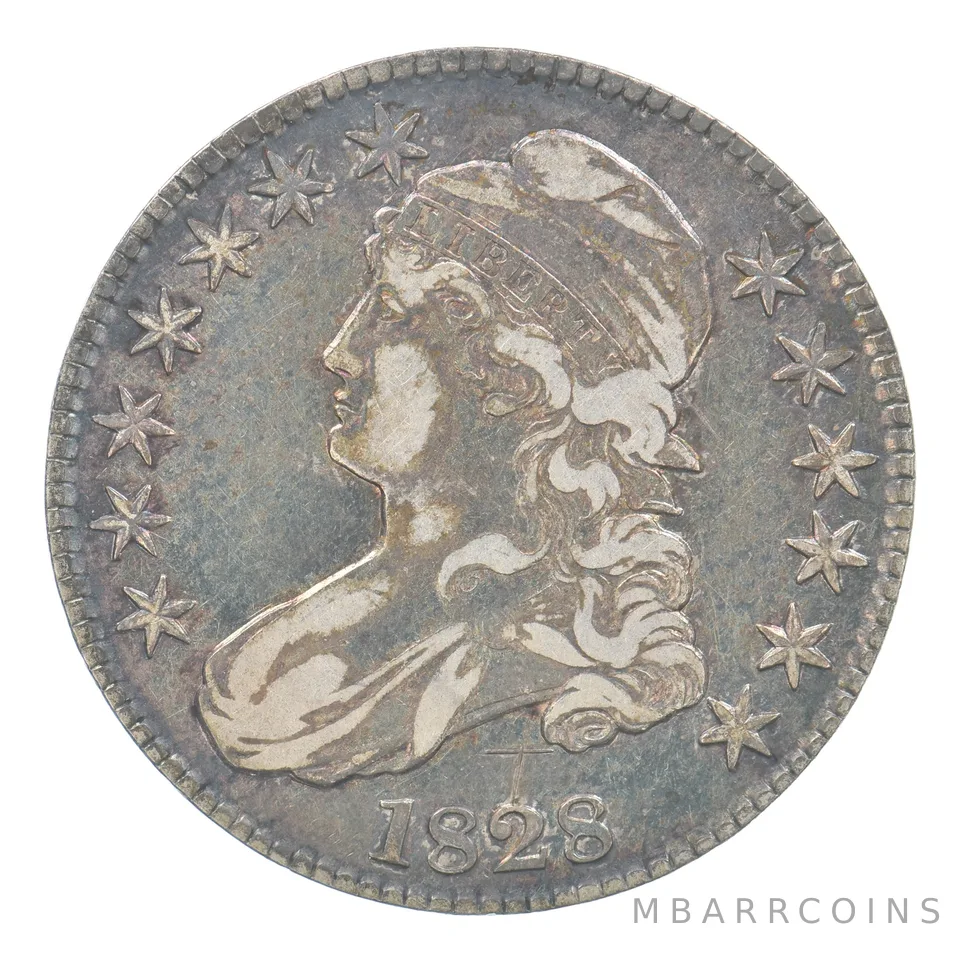 1828 Capped Bust Half Dollar Beautiful Tone *0343