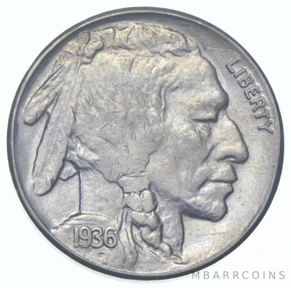 1936-S Indian Head Buffalo Nickel *0357