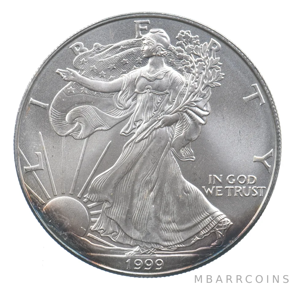 Better Date 1999 American Silver Eagle 1 Troy Oz .999 Fine Silver *630