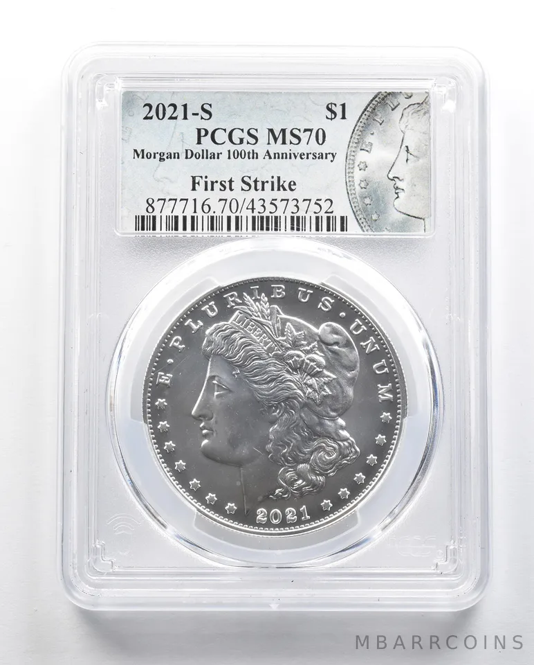 MS70 2021-S Morgan Silver Dollar FS PCGS *0587