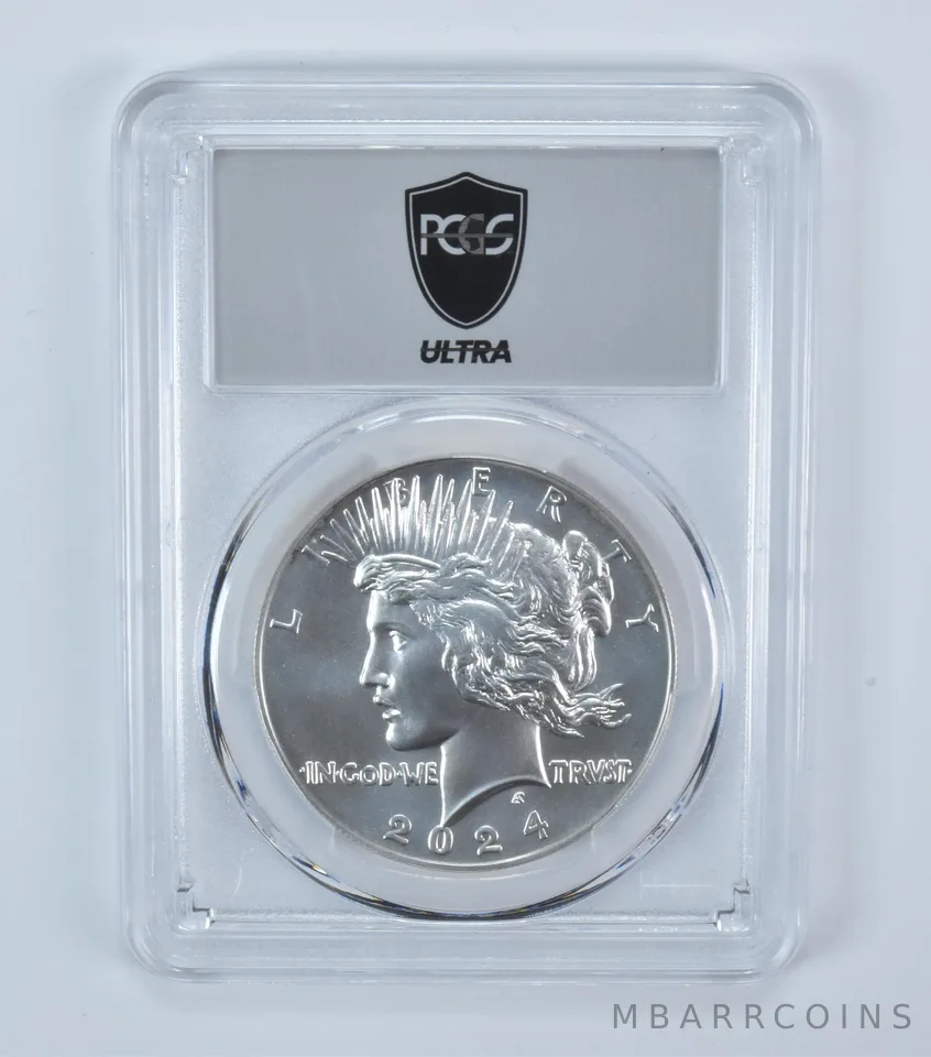2024 Peace Silver Dollar MS70 PCGS Ultra a6046