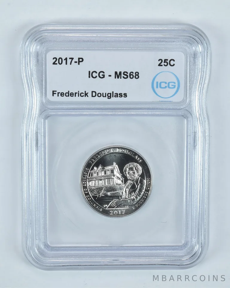 2017-P Washington Quarter ATB Frederick Douglass MS68 ICG
