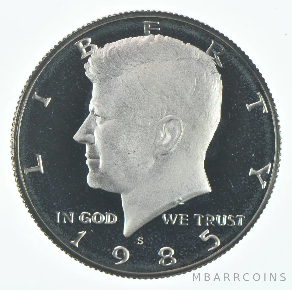 1985-S Kennedy Half Dollar CLAD Proof
