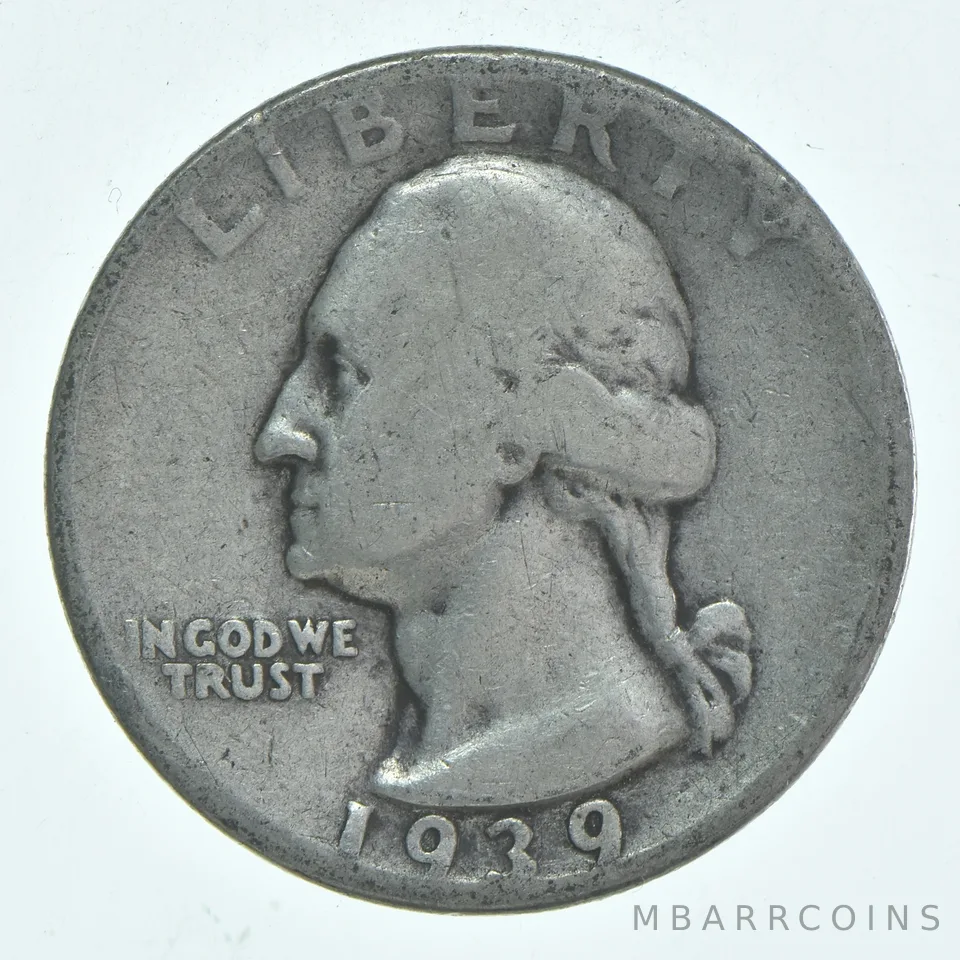 1939 (P) Washington Quarter Average Circ