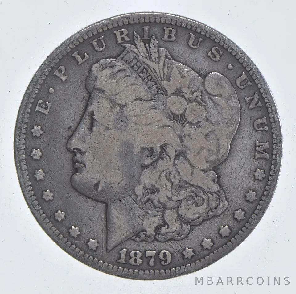 Early - 1879-S Morgan Silver Dollar - 90% US Coin *863