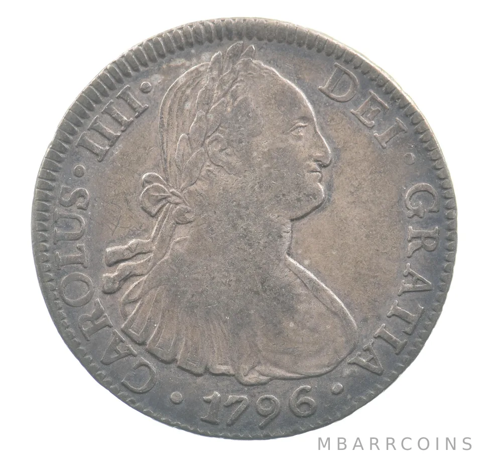 1796 Mo FM Mexico 8 Reales *4322