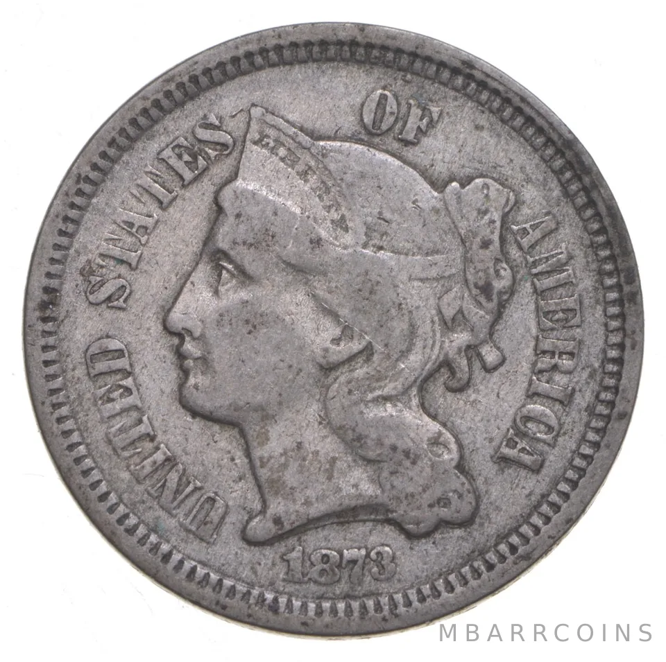 1873 Nickel Three-Cent Piece a4110