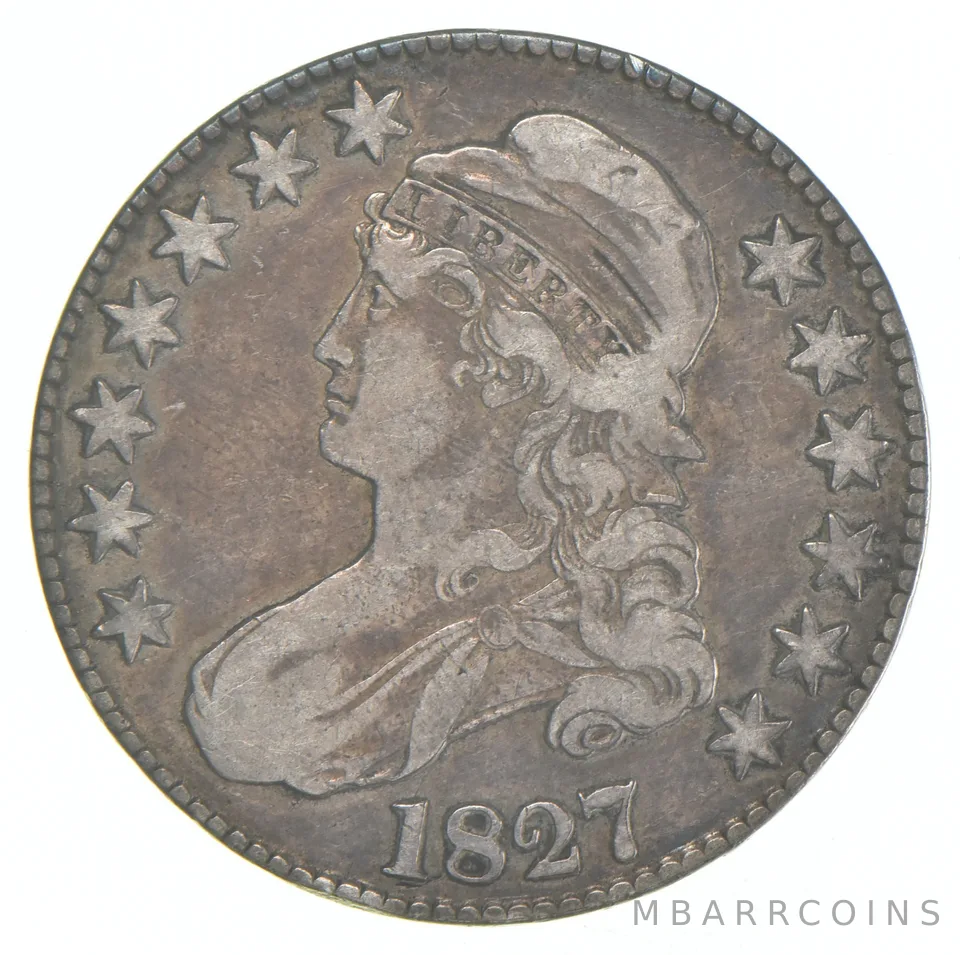 1827 Capped Bust Half Dollar a6063