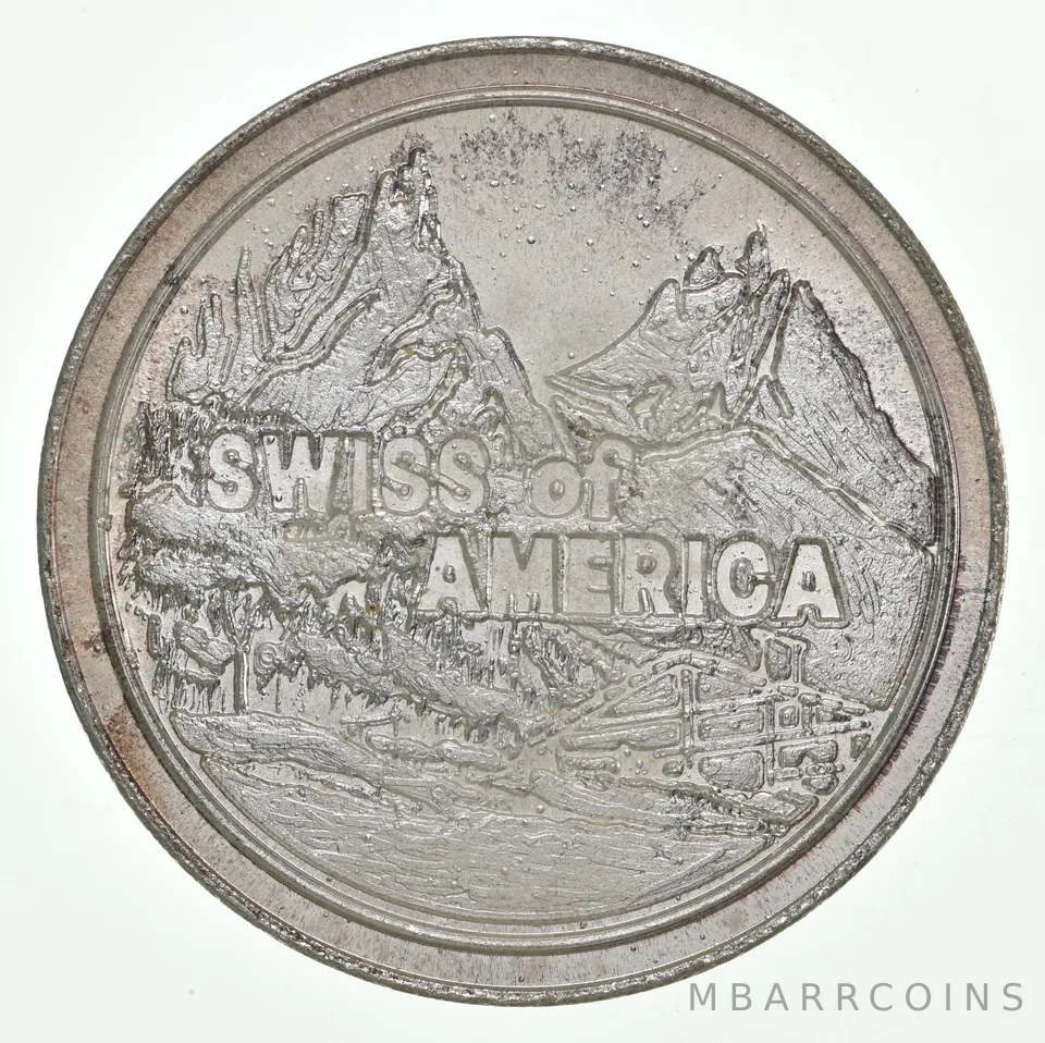 Swiss Of America 1 Oz Silver Round