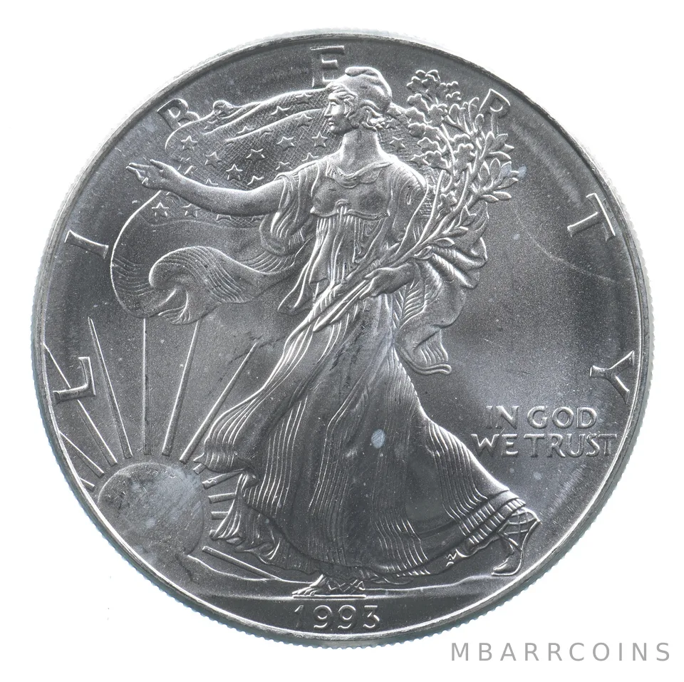 Better Date 1993 American Silver Eagle 1 Troy Oz .999 Fine Silver *738