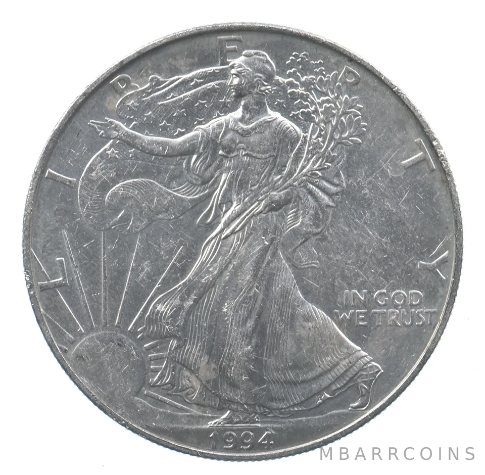 Better Date 1994 American Silver Eagle 1 Troy Oz .999 Fine Silver *579
