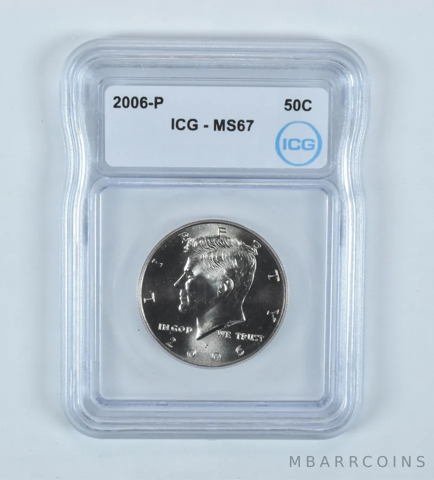 2006-P Kennedy Half Dollar MS67 ICG