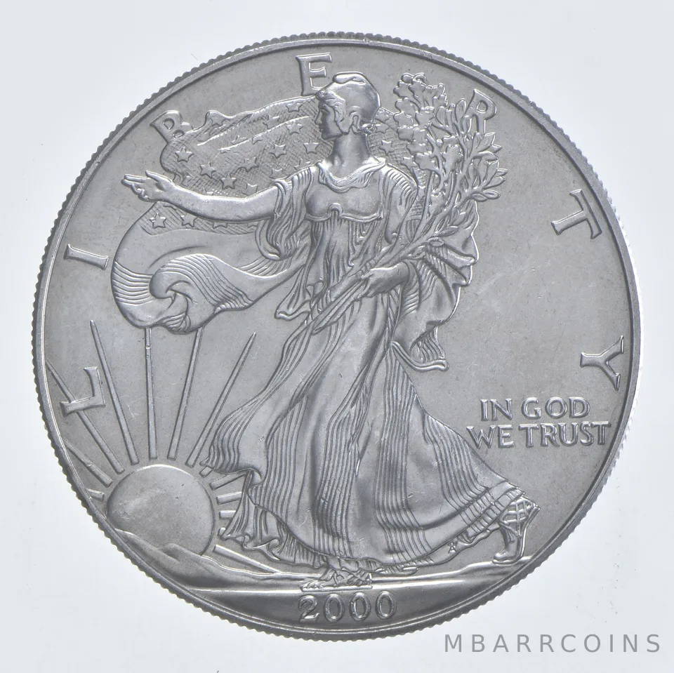 Better Date 2000 American Silver Eagle 1 Troy Oz .999 Fine Silver *210