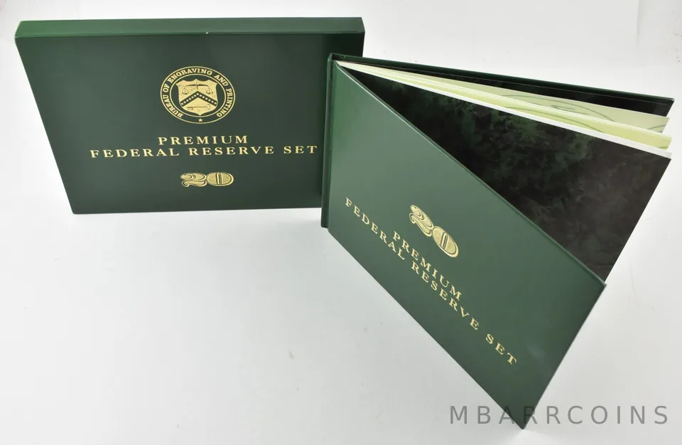 Lot (12) 1996 $20 FRN Federal Reserve Set Premium *7914