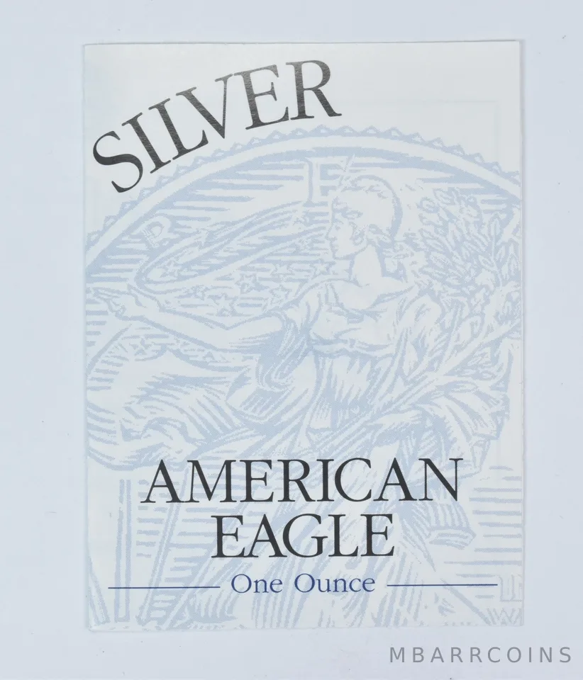 COA 2000-P American Silver Eagle Proof