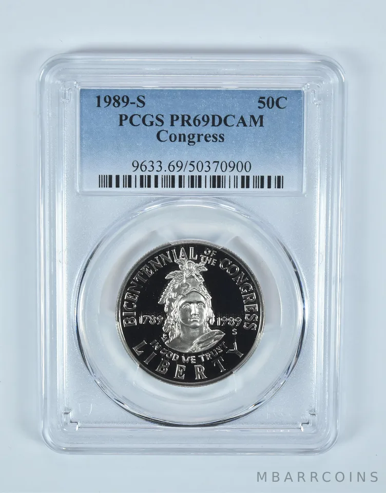 1989-S Congress Commemorative Half Dollar PR69 DCAM PCGS