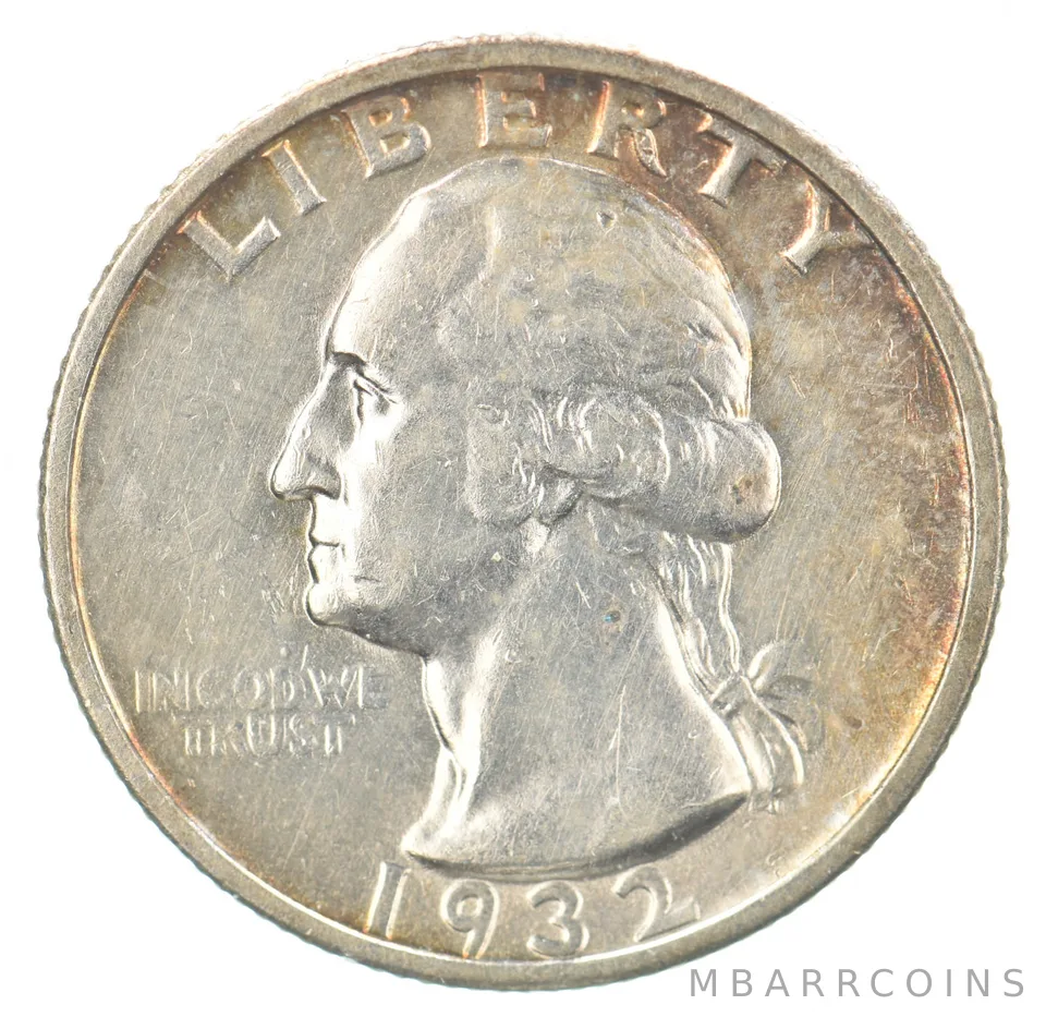1932-S Washington Quarter Peripheral Tone *6571