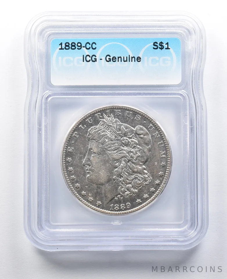 1889-CC Morgan Silver Dollar ICG *2056