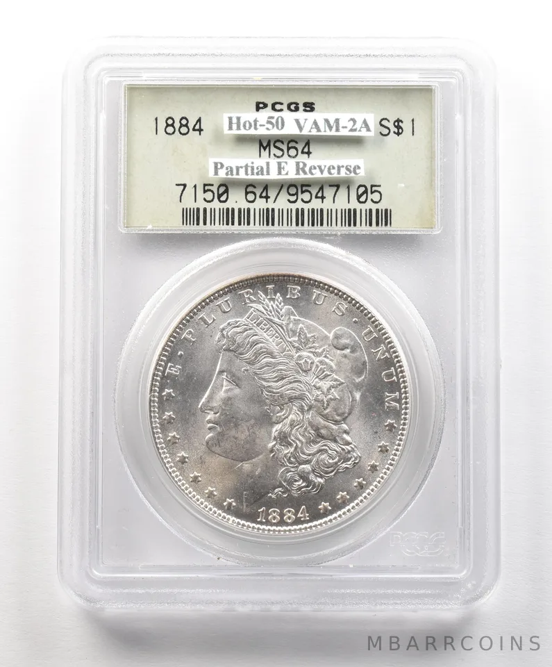 1884 Morgan Silver Dollar MS64 PCGS OGH a4872