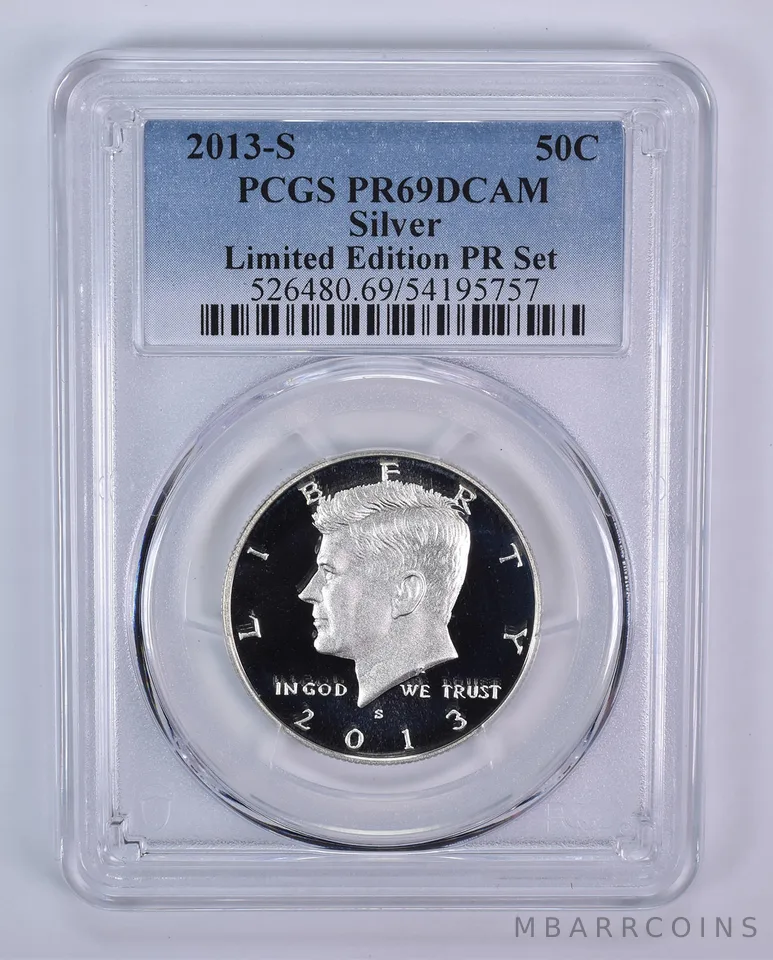 2013-S Kennedy Half Dollar Silver Limited Edition Set PR69 DCAM PCGS